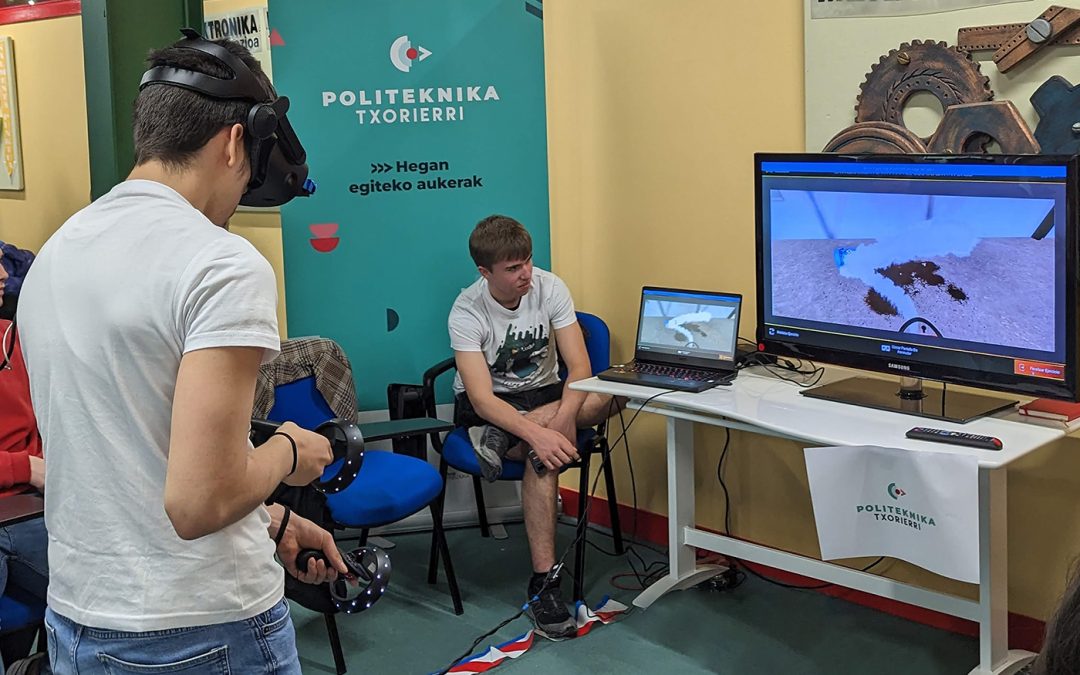 Politeknika Txorierri anfitrión de la primera competición de prevención de riesgos laborales con realidad virtual.