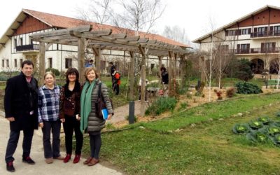 Reunión de los equipos directivos de la Escuela Agraria de Derio y de Politeknika Txorierri